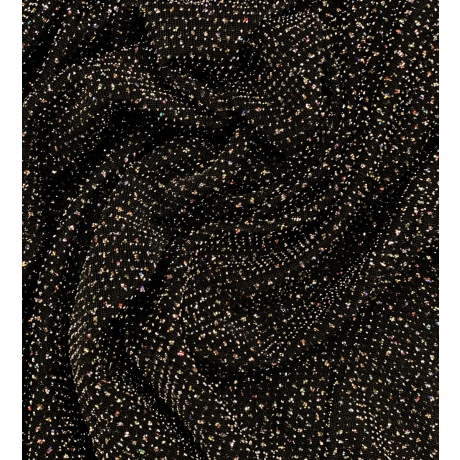 Lurex BLACK&SILVER GLITTER EXELLENT